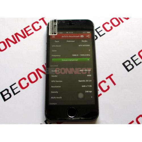 iPhone 5S Black на MTK6589 дисплей Retina
